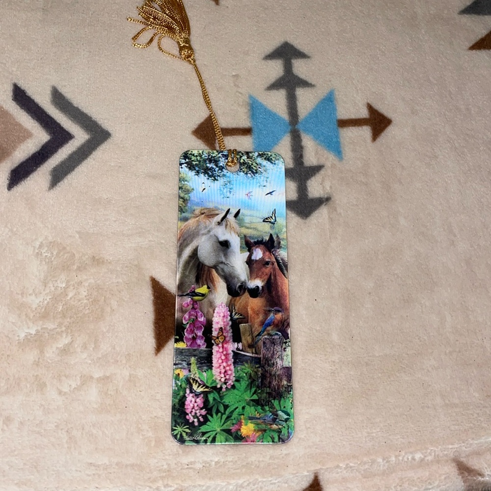 3D Horse Bookmark Animal Lover Reading Accessory